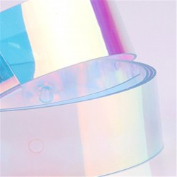 Transparent - laser rainbow - fashionable belt - 90cm - 100cm - 110cm - 120cmBelts