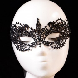 Black lace eye mask - party & carnival & masquerades 2 piecesMasks