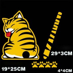 Cat moving tail & paws - 3D car sticker for rear windshield window wiperStickers