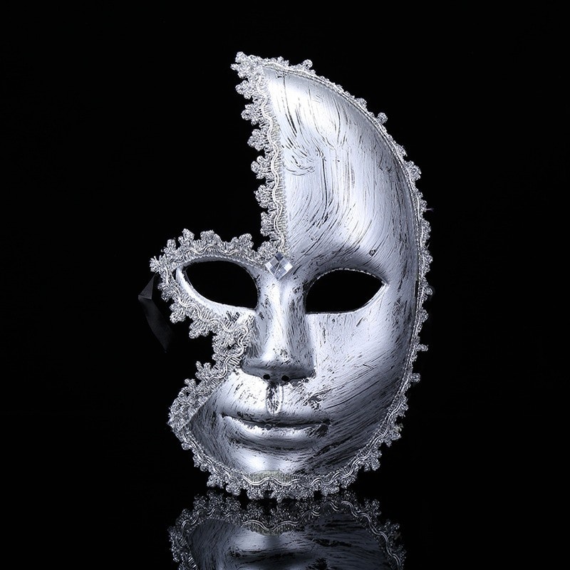 Antique silver & gold - Venetian mask - half faceMasks