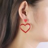 Heart shaped long earringsEarrings