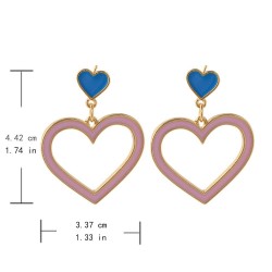 Heart shaped long earringsEarrings