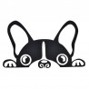 Waterproof - vinyl car sticker with a dog's faceStickers