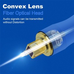 Toslink - OD6.0 - SPDIF - digital optical fiber audio cable - braided - 1m - 1.5m - 2m - 3m - 5m - 8m - 10m - 15mCables