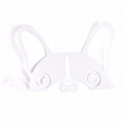 Waterproof - vinyl car sticker with a dog's faceStickers