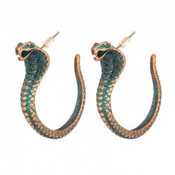 Vintage earrings with cobraEarrings