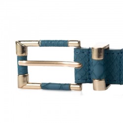 Fashionable leather belt with crocodile patternBelts