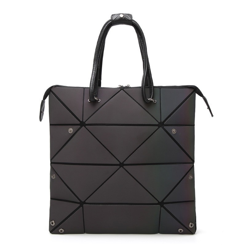 Fashionable geometric luminous bag - resizableHandbags