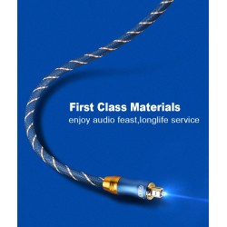 Toslink - OD6.0 - SPDIF - digital optical fiber audio cable - braided - 1m - 1.5m - 2m - 3m - 5m - 8m - 10m - 15mCables