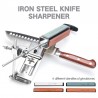 Professional kitchen knife sharpener - fixed angle tool - with 4 whetstoneKnife sharpeners