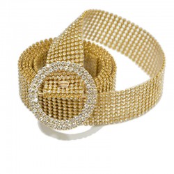 Transparent crystal belt - 120 cmBelts