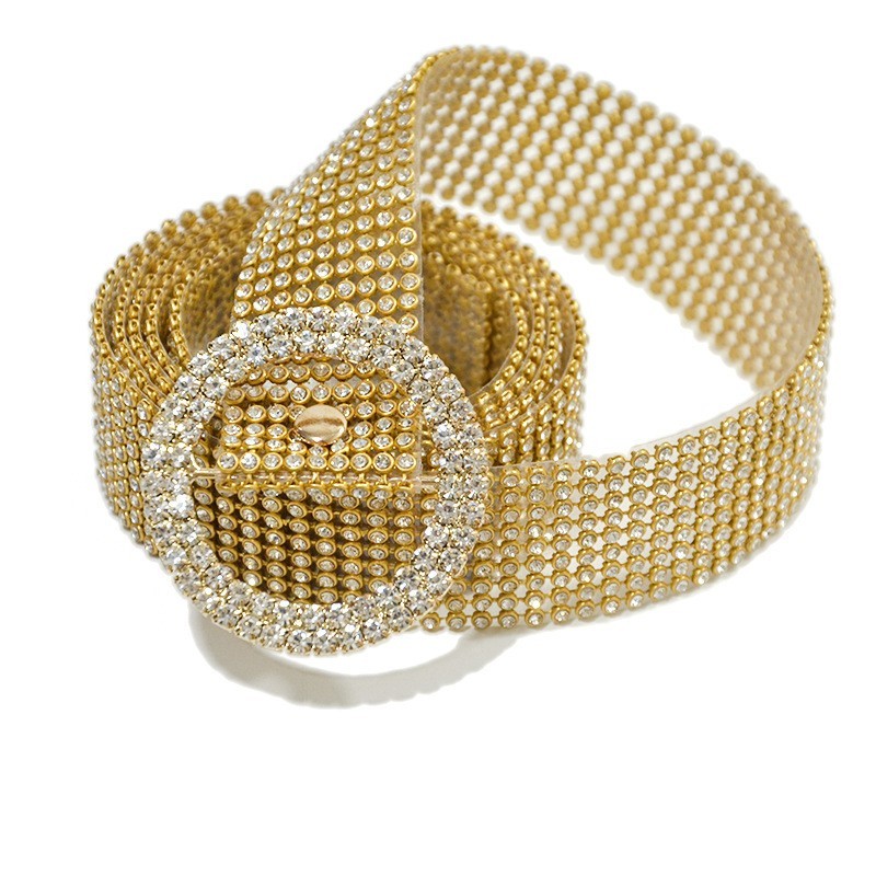 Transparent crystal belt - 120 cmBelts