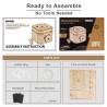 Creative DIY - 3D treasure box - wooden puzzle - assembly kit - 123 piecesConstruction
