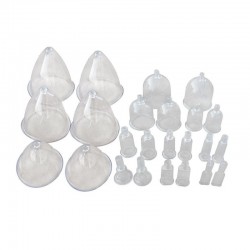 Buttcock / breast enlargement - vacuum machine - massager with 6 suction cupsMassage