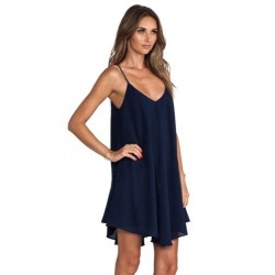 Irregular mini dress - sleevelessDresses