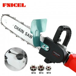 Upgraded 11.5inch electric chainsaw adjustable bracket - universal M10/M14/M16 chainsaw - setPower Tools