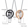 Endless Love - double circles necklace - 2 piecesNecklaces