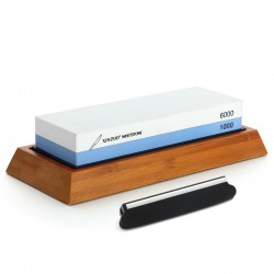 professional sharpening grinding stone - double side 1000/6000 grit knife sharpener - whetstone kitchen knife accessoriesKnif...