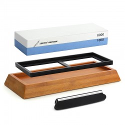 professional sharpening grinding stone - double side 1000/6000 grit knife sharpener - whetstone kitchen knife accessoriesKnif...