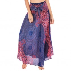 women hippie bohemian skirt - lady girls dancing party soft flowers elastic waist floral daily short skirtDresses