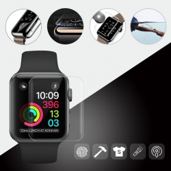 2 Pieces - 3D full screen protector - scratch-resistant - soft hydrogel film - for Apple Watch 38mm - 42mmAccessories