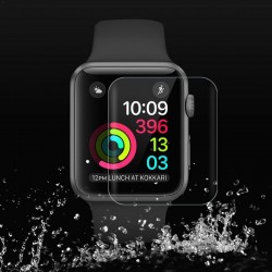 2 Pieces - 3D full screen protector - scratch-resistant - soft hydrogel film - for Apple Watch 38mm - 42mmAccessories