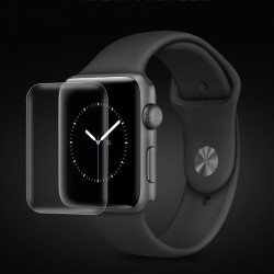 2 Pieces - 3D full screen protector - scratch-resistant - soft hydrogel film - for Apple Watch 38mm - 42mmAccessories