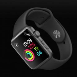 2 Pieces - 3D full screen protector - scratch-resistant - soft hydrogel film - for Apple Watch 38mm - 42mmAccessories