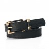 Fashionable leather belt with crocodile patternBelts