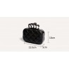 Luxury skull ring vintage plaid bag - clutch bag with chainHandbags