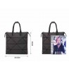 Fashionable geometric luminous bag - resizableHandbags