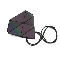 Fashionable geometric luminous bag - resizableHandbags