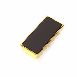 1pc creative gold brick shape refrigerator magnets - resin craft gift for home refrigerator decoration - souvenir birthday gi...