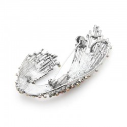 multicolor rhinestone geometric shape brooches - women weddings brooch pins giftsBrooches