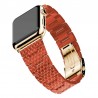 resin strap for apple watch band link bracelet watchband for iwatch - 4/3/2 iwatch bands rose red steel buckleAccessories