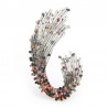 multicolor rhinestone geometric shape brooches - women weddings brooch pins giftsBrooches
