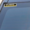 Car sticker - NO AIRBAGS WE DIE LIKE REAL MEN - 2 piecesStickers