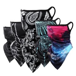 3D scarf - neck / face cover - face mask - on-ear loops - windproof - breathableMouth masks