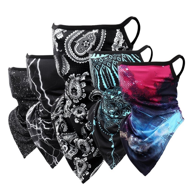 3D scarf - neck / face cover - face mask - on-ear loops - windproof - breathableMouth masks