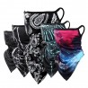 3D scarf - neck / face cover - face mask - on-ear loops - windproof - breathableMouth masks