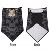 3D skull - scarf - neck / face cover - on-ear loops - windproof - breathableMouth masks