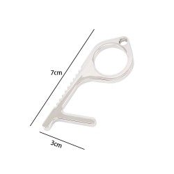 No-touching door opener - contactless press buttons - antibacteria - metal keyringMouth masks