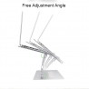 Aluminum Laptop holder - foldable - adjustable standAccessories