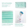 Disposable face/ mouth masks - 3 layer - anti-dust - anti bacterial - premium greenMouth masks