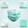 Disposable face/ mouth masks - 3 layer - anti-dust - anti bacterial - premium greenMouth masks