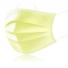Disposable face/ mouth masks - 3 layer - anti-dust - anti bacterial - premium yellowMouth masks