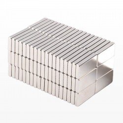 N35 Neodymium magnet - strong block magnet - cuboid 20 * 5 * 3mm 10 piecesN35