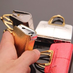 Elegant bag shape - refillable gas cigarette lighterLighters