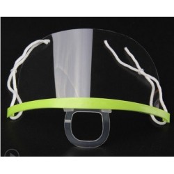 Transparent mouth mask - anti-fog / anti-saliva - plastic mouth shield - lip readingMouth masks