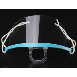 Transparent mouth mask - anti-fog / anti-saliva - plastic mouth shield - lip readingMouth masks